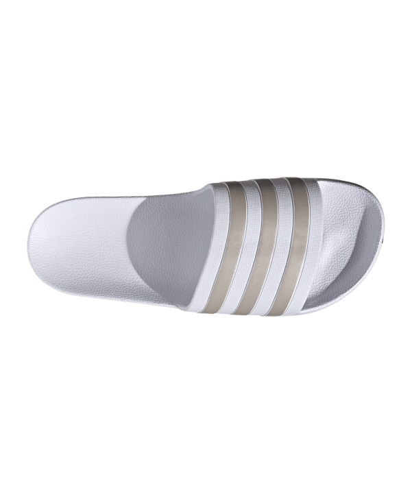 adidas Adilette Aqua Badelatsche Weiss - weiss