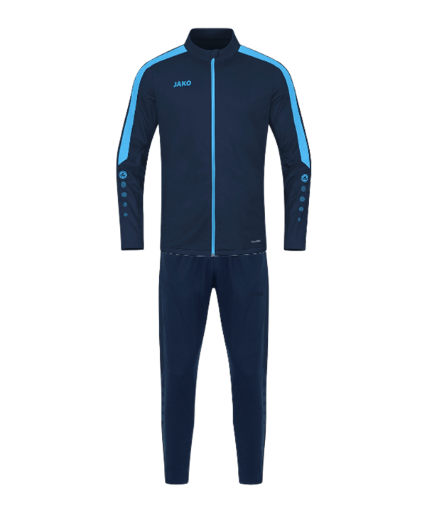 JAKO Polyester Power Trainingsanzug Blau F910 - blau