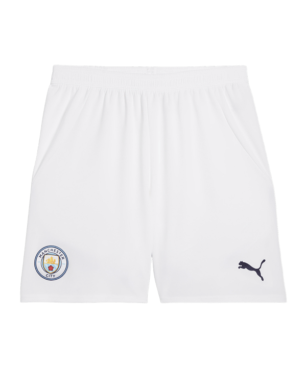 PUMA Manchester City Short Home 2024/2025 Weiss F05 - weiss