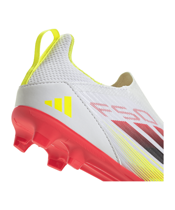 adidas F50 League LL FG Pure Victory Kids Weiss - weiss