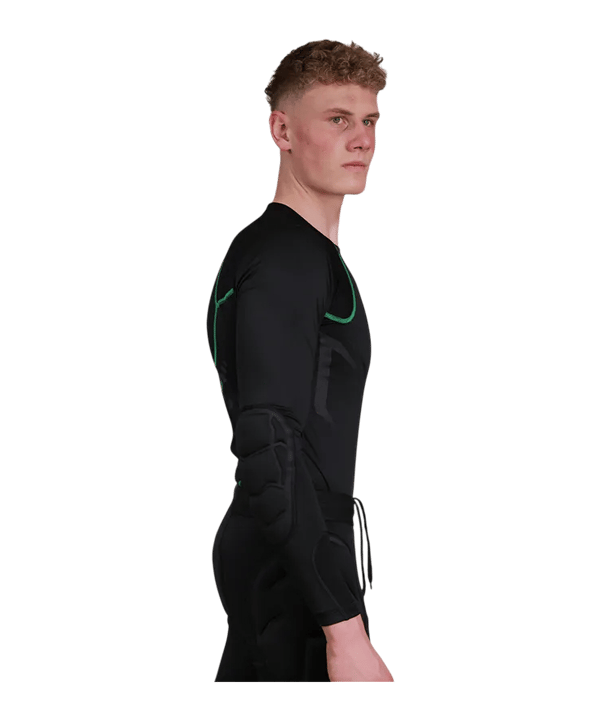 KEEPERsport BasicPadded Longsleeve Underwear Shirt Schwarz - schwarz