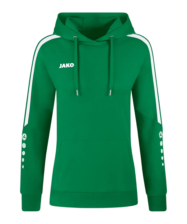 JAKO Power Hoody Damen Grün Weiss F200 - gruen