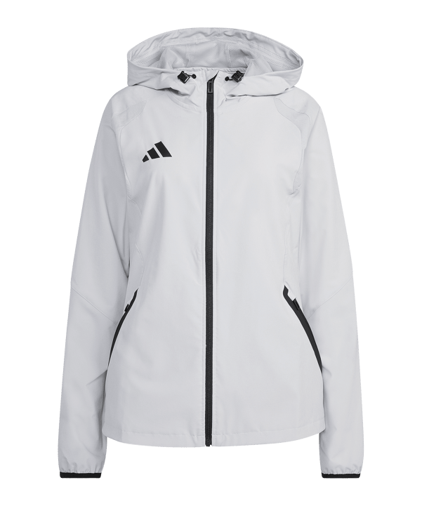 adidas Tiro Travel Windjacke Damen Weiß - weiss