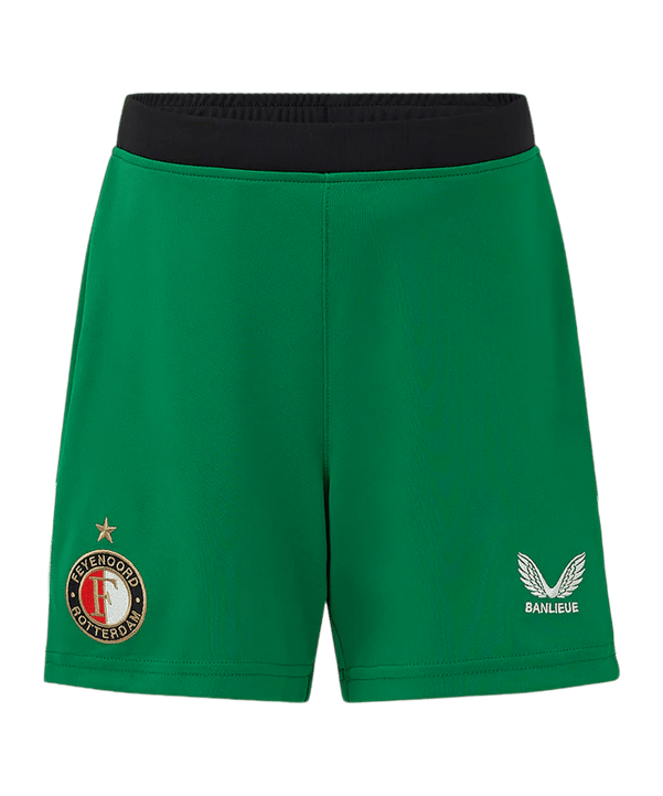 Castore Feyenoord Rotterdam Short 3rd 2024/2025 Kids Grün F101 - gruen