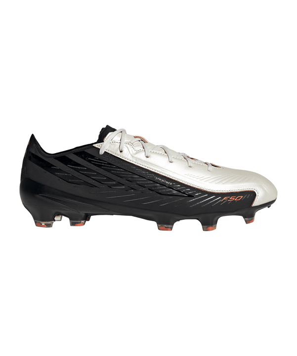 adidas F50 Elite Hyperfast FG Leather Tech Weiß - weiss