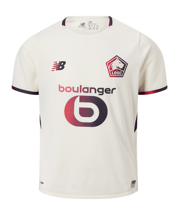 New Balance LOSC Lille Trikot Away 2025/2026 Kids Mehrfarbig - weiss