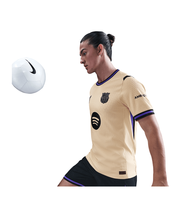 Nike FC Barcelona Authentic Trikot Away 2025/2026 Gold F784 - gold