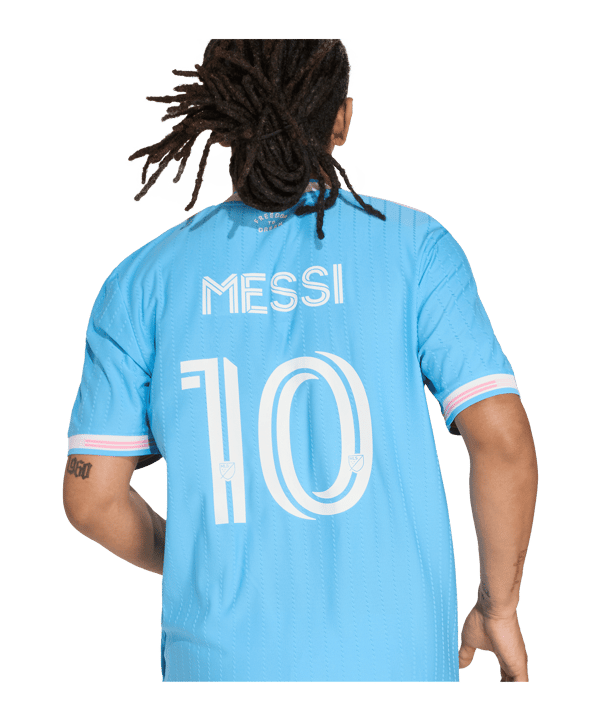 adidas Inter Miami Authentic Messi Trikot 3rd 2025/2026 Blau - blau