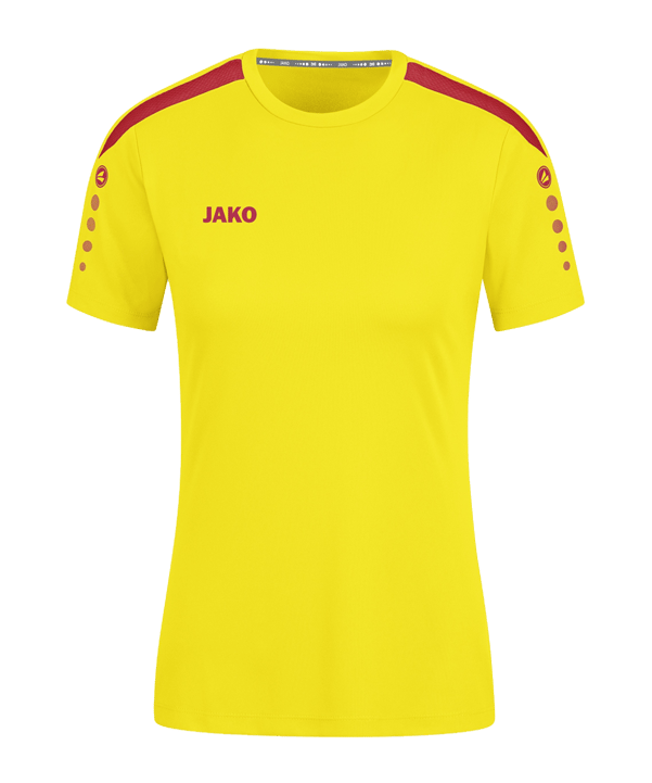 JAKO Power Trikot Damen Gelb Rot F302 - gelb