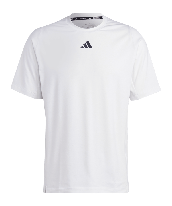 adidas 3Bar T-Shirt Weiss Gelb Orange - weiss