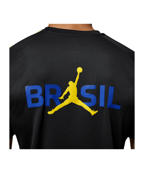 Nike CBF Brasilien Strike Trainingsshirt Schwarz F010 - schwarz