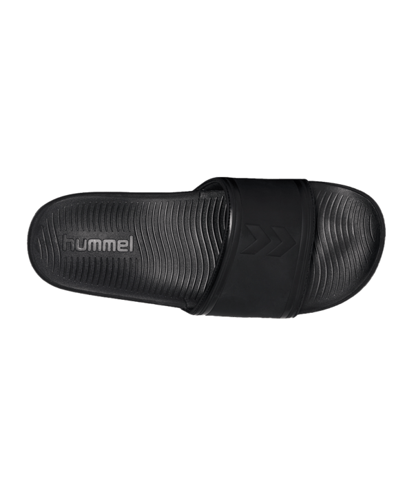 Hummel Lead Pool Slide Badelatsche Schwarz F2001 - schwarz