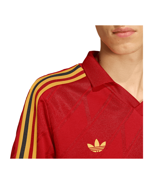 adidas RBFA Belgien Bringback 1986 Trikot Home Rot - rot