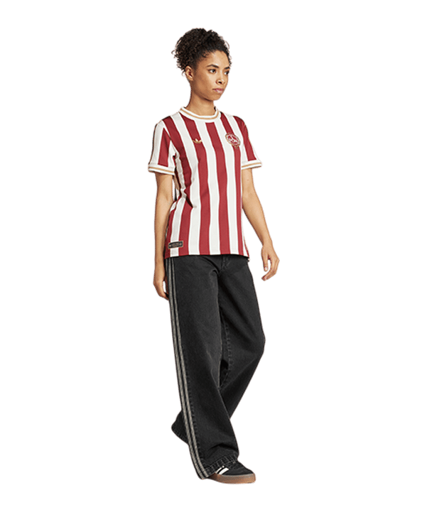 adidas Originals 1. FC Nürnberg 125th Anniversary Special Trikot Damen Rot - rot