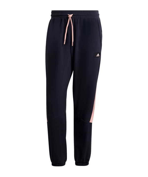 adidas Future Icons Fleece Jogginghose Blau Rosa - blau