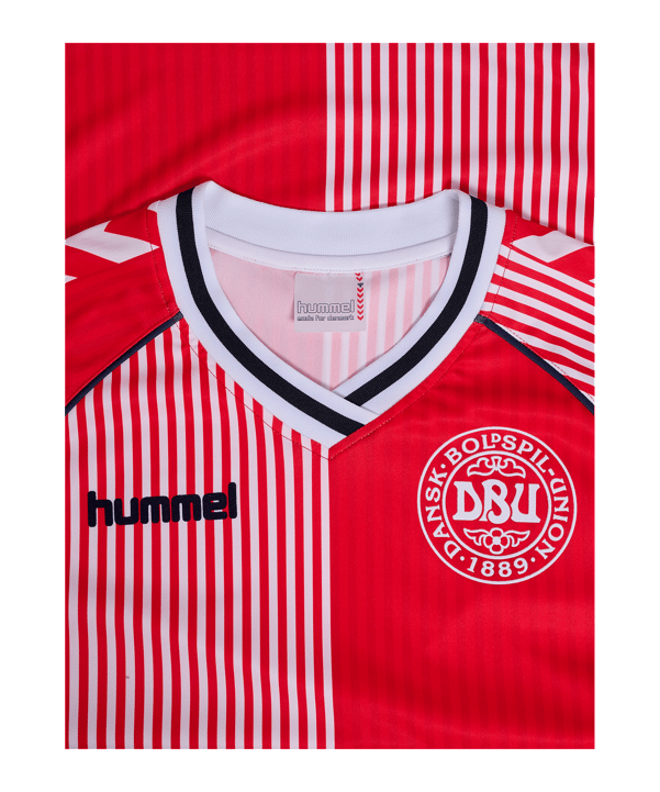 hummel DBU Dänemark 86 Replica Trikot Rot F3148 - rot