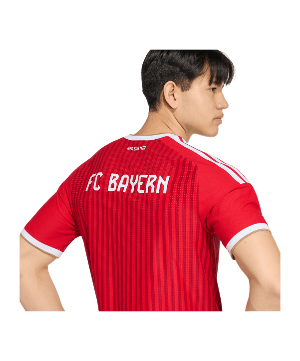 adidas FC Bayern München Authentic Trikot Home 2026/2027 Rot - rot
