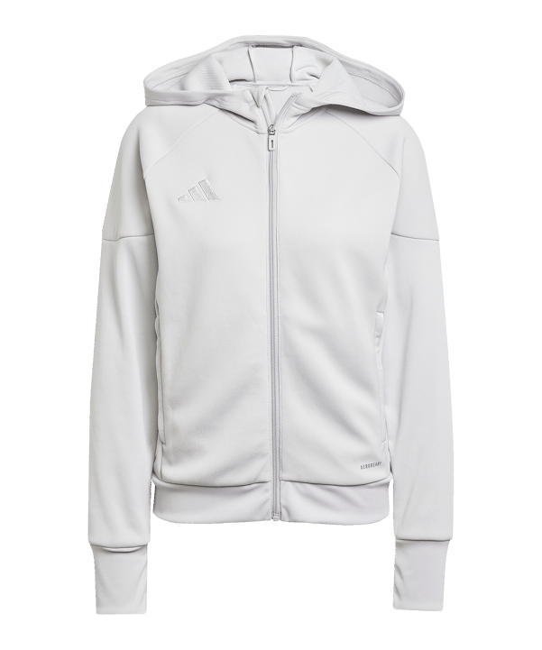adidas Tiro 25 Travel Kapuzenjacke Damen Grau - grau
