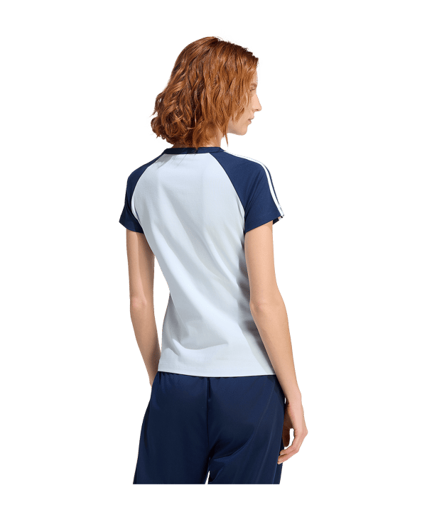 adidas Originals SST T-Shirt Damen Blau - blau