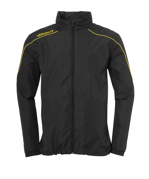 Uhlsport Stream 22 Allwetterjacke Schwarz Gelb F23 - schwarz
