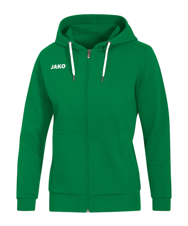 JAKO Base Kapuzenjacke Damen Grün F06 - gruen
