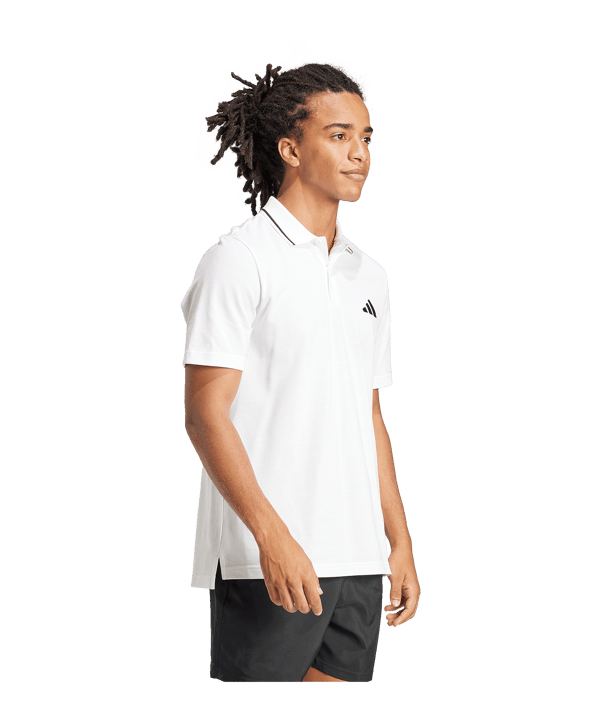 adidas Essentials Small Logo T-Shirt Weiß - weiss