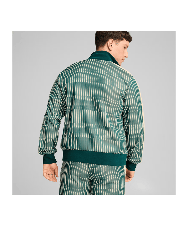 PUMA The Players Lane T7 Freizeitjacke Grün F60 - gruen