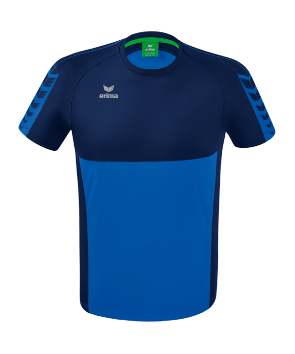 Erima Six Wings T-Shirt Kids Blau Dunkelblau - blau