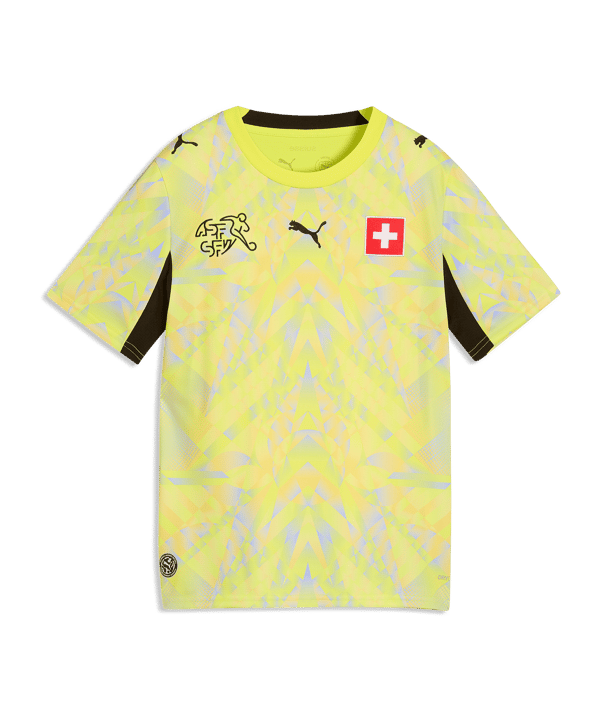 PUMA SFV Schweiz Replica Torwarttrikot Home WM 2026 Kids Gelb F89 - gelb