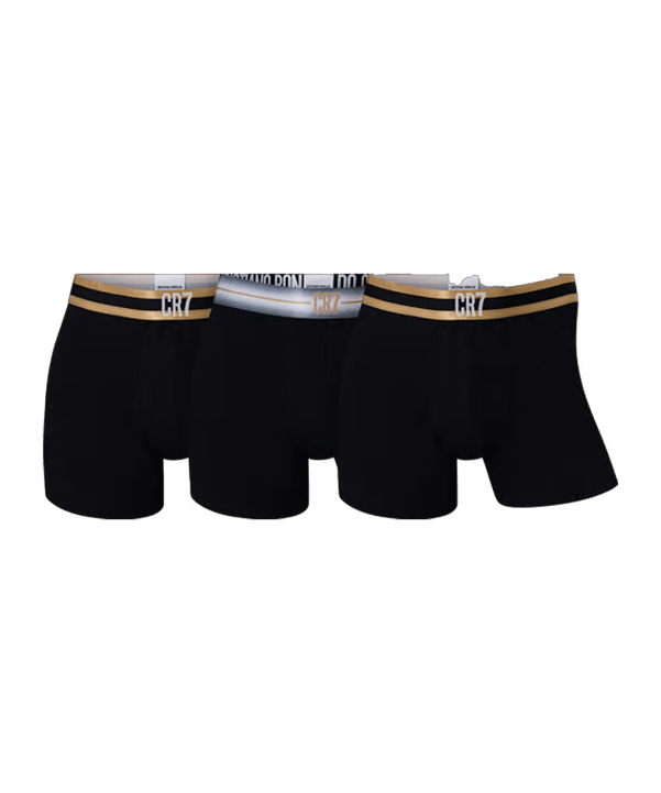 CR7 Basic Trunk Boxershort 3er Pack Schwarz F2758 - schwarz