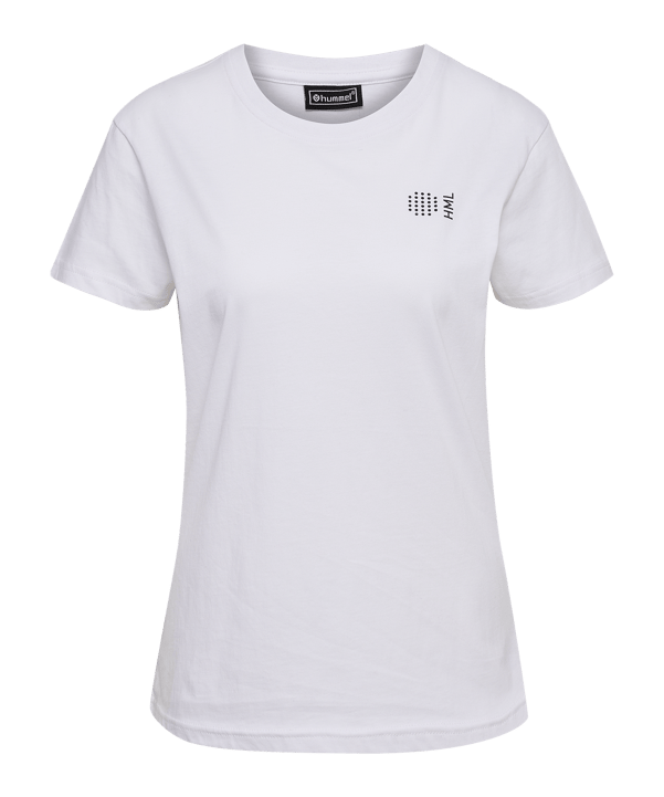 Hummel Court Cotton T-Shirt Damen Weiss F9001 - weiss