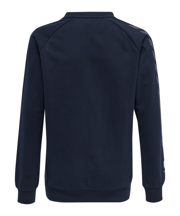 Hummel Move Grid Cotton Sweatshirt Kids Blau F7026 - blau