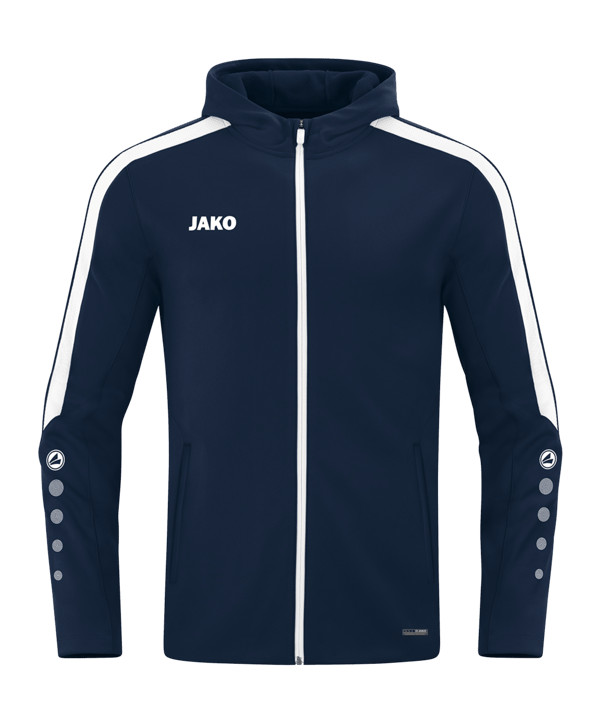 JAKO Power Kapuzenjacke Kids Blau F900 - blau