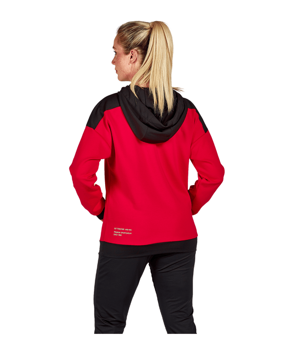 Erima Change by Hoody Damen Rot Schwarz - rot