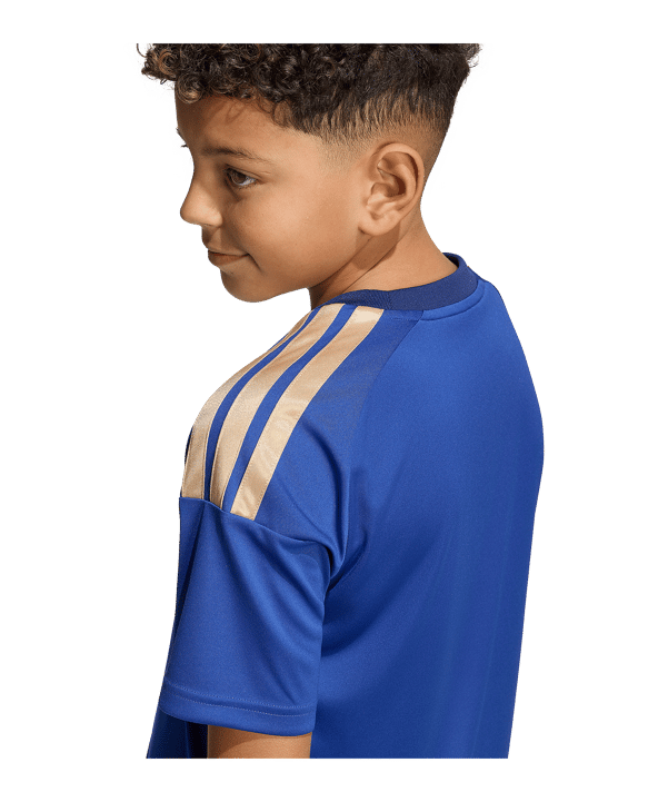 adidas FIGC Italien Fan Trikot Home WM 2026 Kids Blau - blau