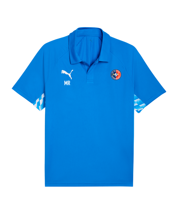 PUMA teamLIGA26 Sideline Polo Blau F02