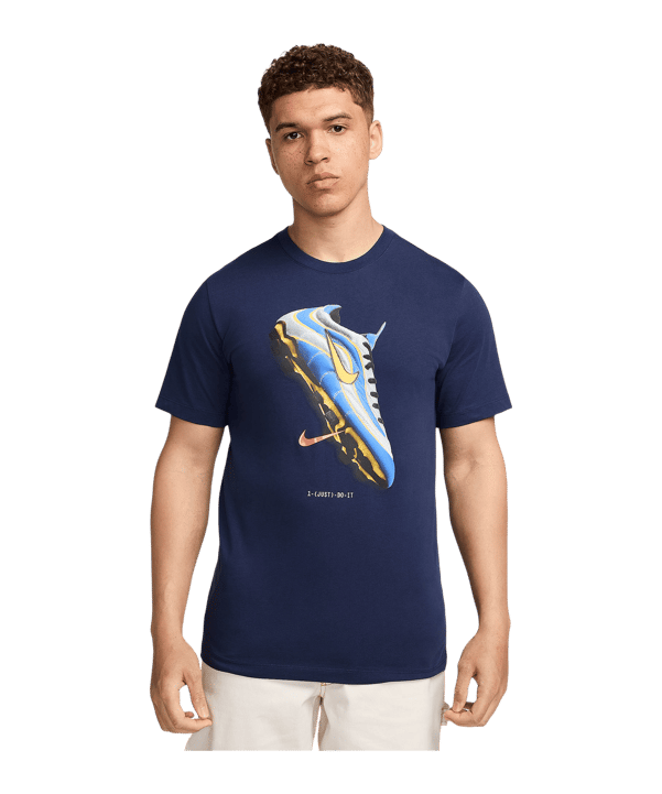 Nike Photo T-Shirt Blau F410 - blau