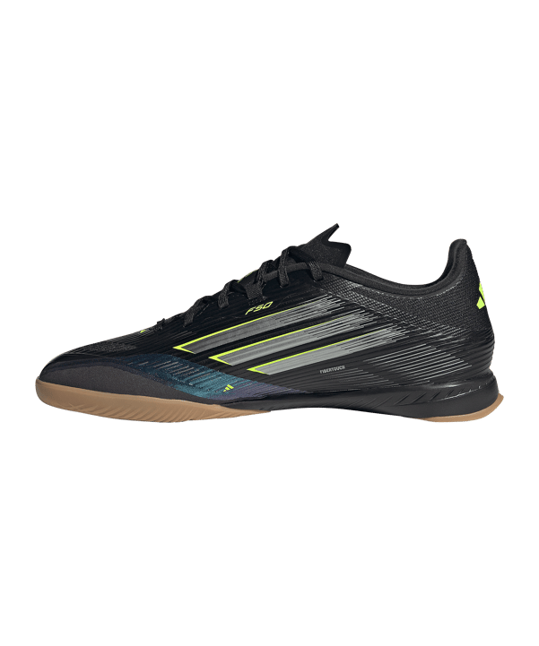 adidas F50 League IN Electric Stealth Schwarz - schwarz