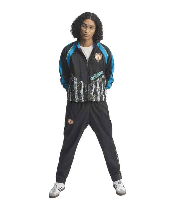 adidas Manchester United 90 Jacke Schwarz - schwarz