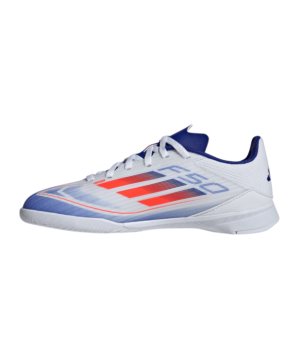 adidas F50 League IN Advancement Kids Weiss Rot - weiss