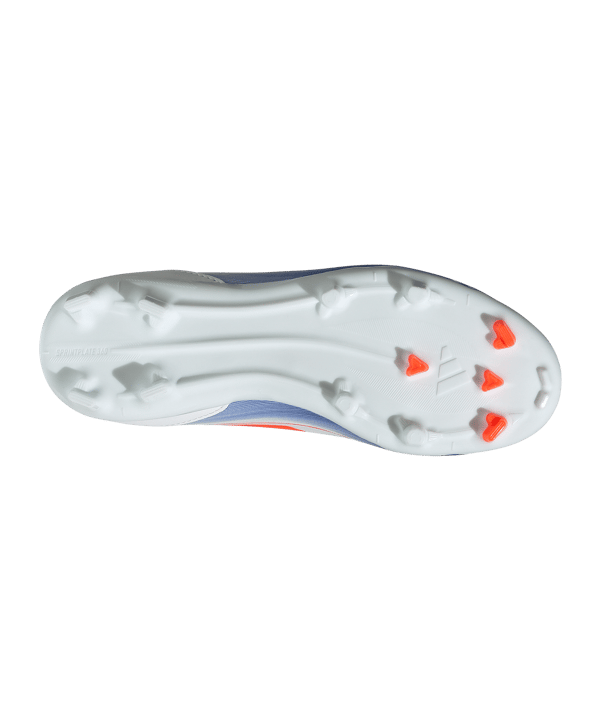 adidas F50 League LL FG/MG Advancement Kids Weiss Rot - weiss