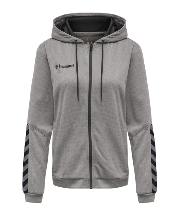 Hummel Authentic Poly Kapuzenjacke Damen F2006 - grau