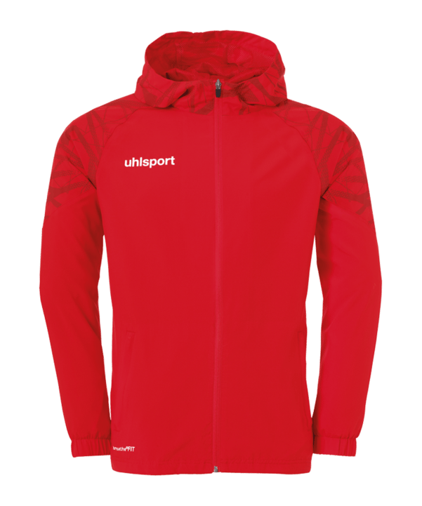 Uhlsport Goal 25 Evo Woven Kapuzenjacke Rot F04 - rot