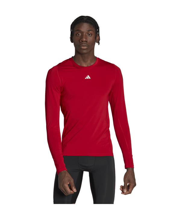 adidas Techfit Aeroready Sweatshirt Rot - rot