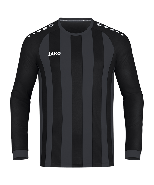JAKO Inter Trikot Langarm Schwarz Grau F801 - schwarz