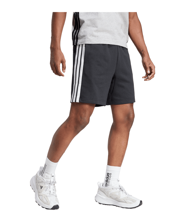 adidas Essential 3 Stripes Short Schwarz - schwarz