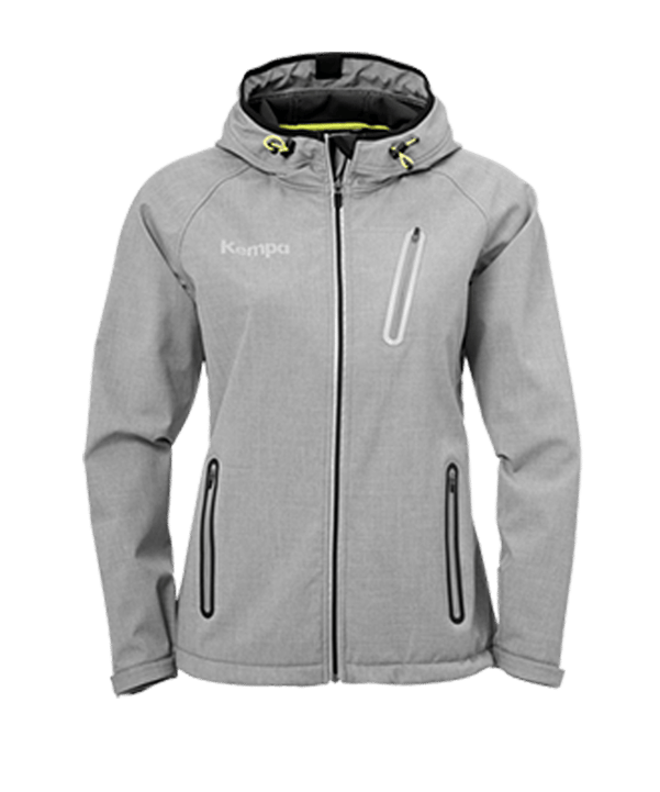 Kempa Core 2.0 Softshell Kapuzenjacke Damen F06 - grau