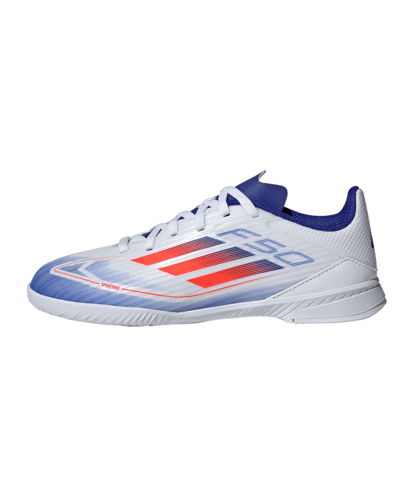 adidas F50 League IN Advancement Kids Weiss Rot - weiss