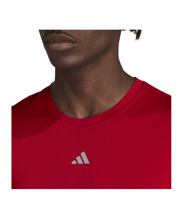 adidas Techfit Aeroready Sweatshirt Rot - rot
