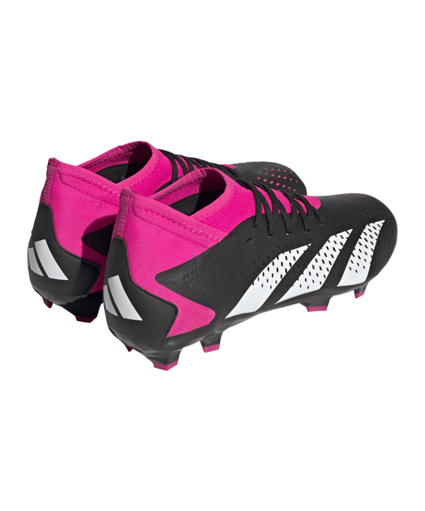 adidas Predator Accuracy.3 FG Own Your Football Schwarz Weiss Pink - schwarz